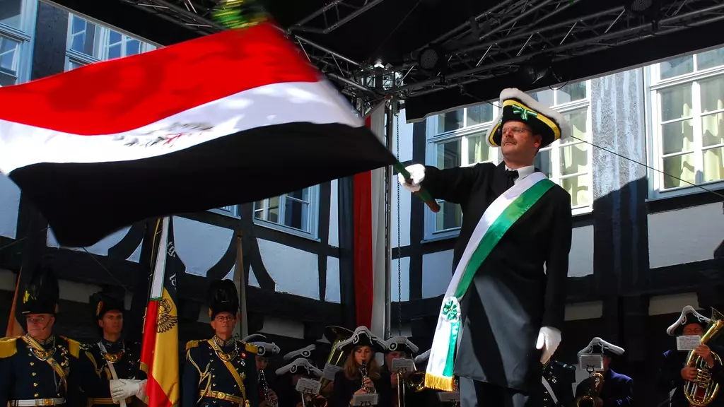Fahnenflaiger beim Schwörtag 2019